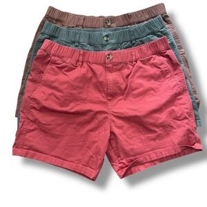 Maamgic Men's Shorts Bundle Size 35 Cotton Chino Elastic Waist Casual Summer